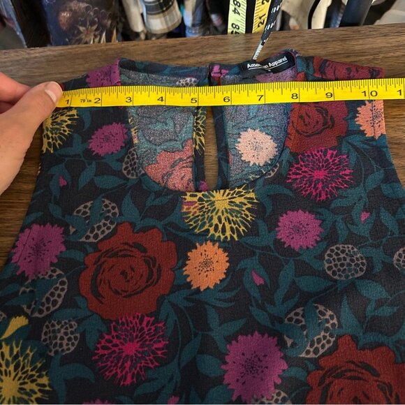 ❤️ American Apparel Multicolor Floral Dress Size M - Picture 6 of 11